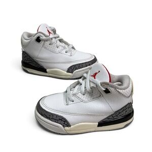 Nike Air Jordan 3 Retro TD Kids 8C White Cement Reimagined DM0968-100